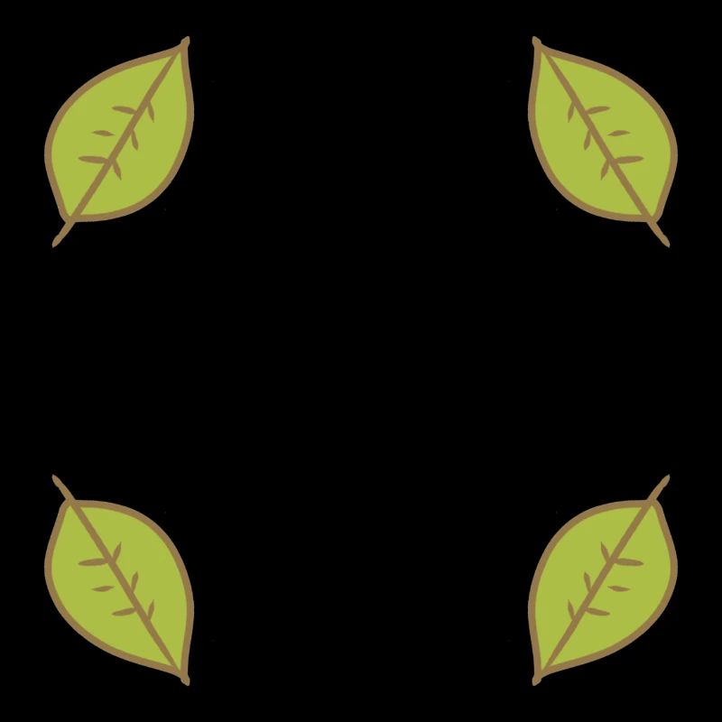 Feuille Feuilles Cadre Vert Forme Nature