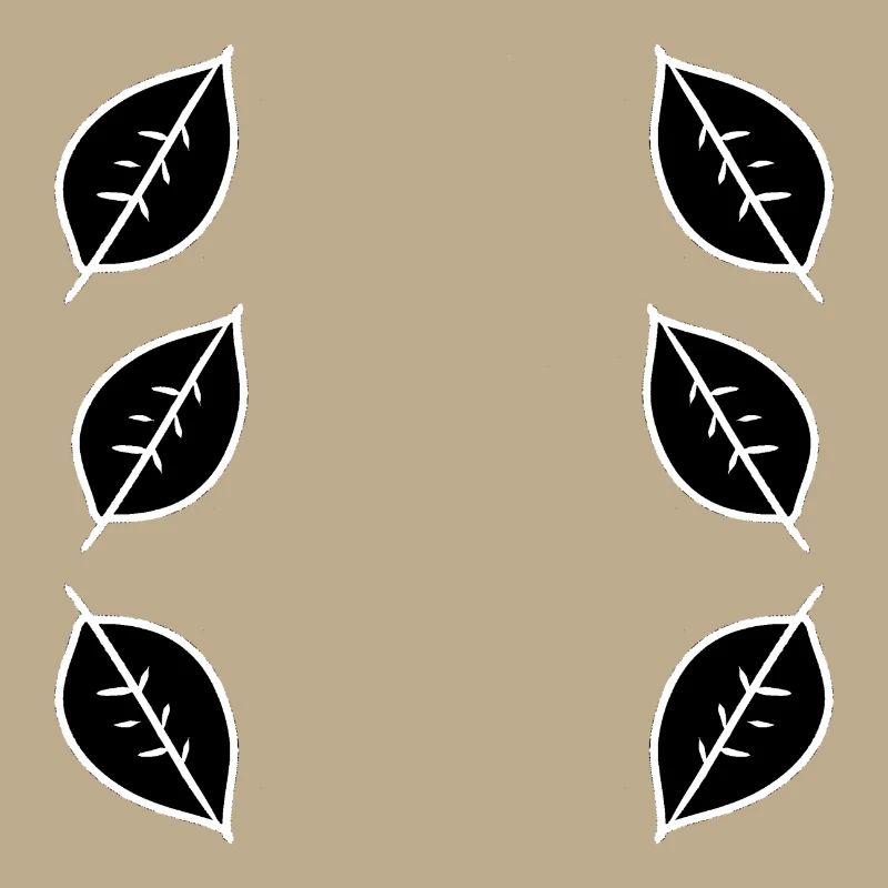 Pattern Leaf Leaves Frame Nature