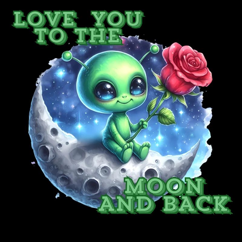 JE T’AIME JUSQU’À LA LUNE ET RETOUR.