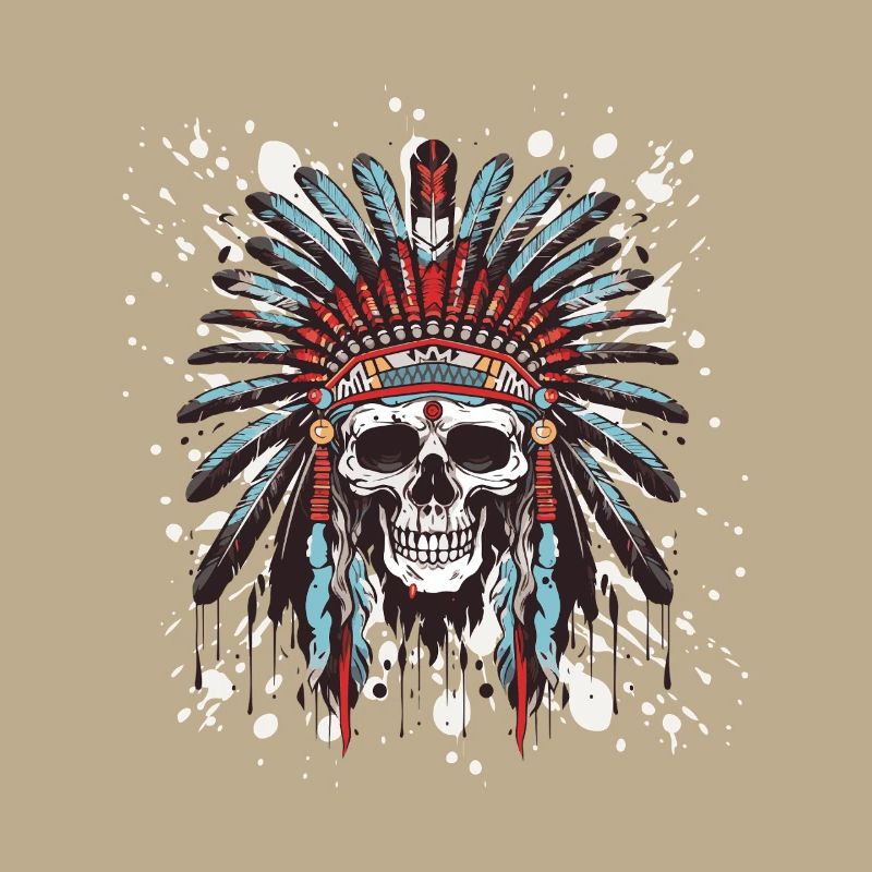 Apache Skull Indian