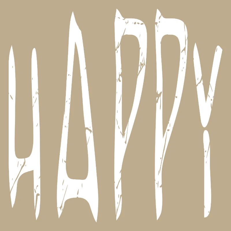 Joy Rough Typographic Pattern