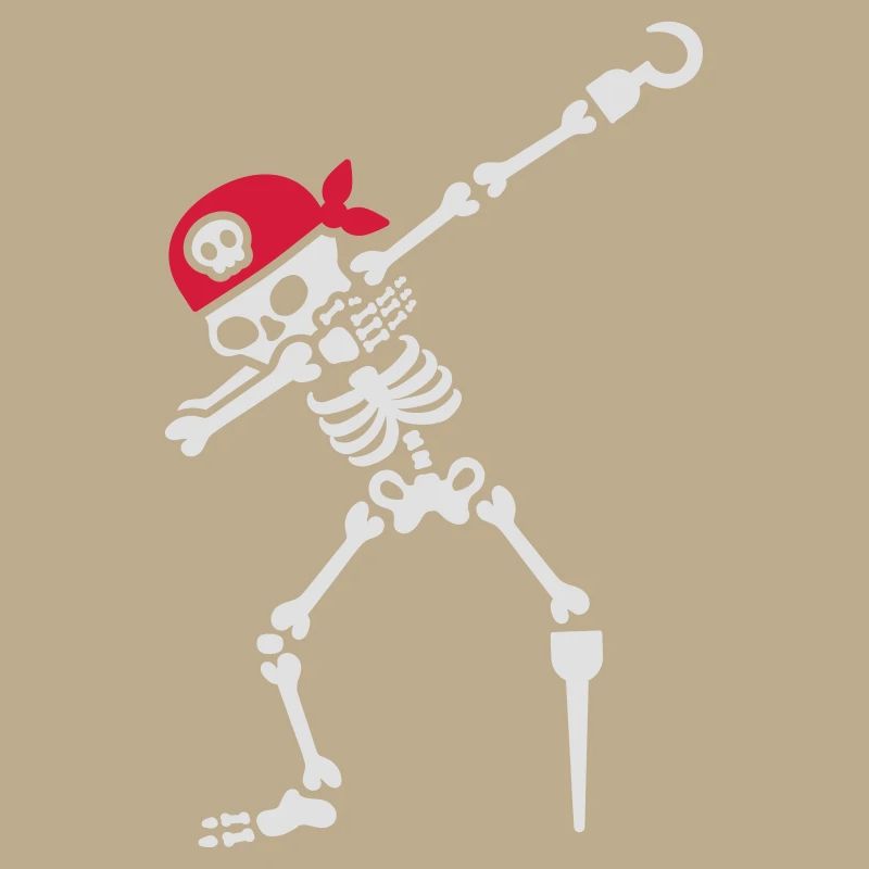 Dab / dabbing skeleton pirate