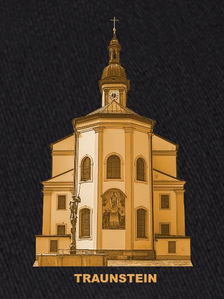 Traunstein Stadtpfarrkirche Chiemgau Oberbayern