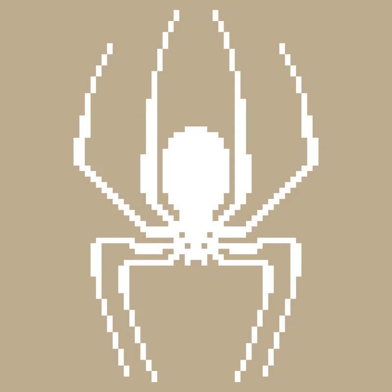 G33 Pixel Spider en blanc