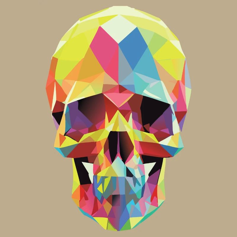 Low Poly Skull