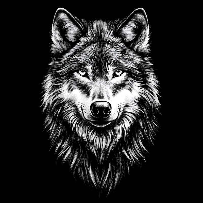 Wolf Portrait Wildtiere Wild Tiere Wölfe