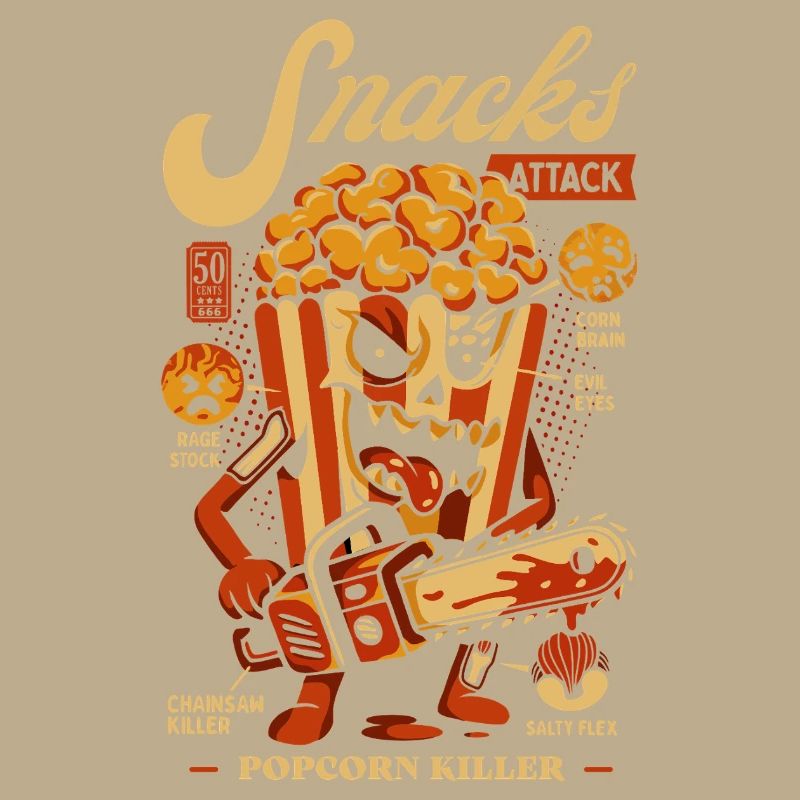 Slasher Snacks Attacks Popcorn Killer