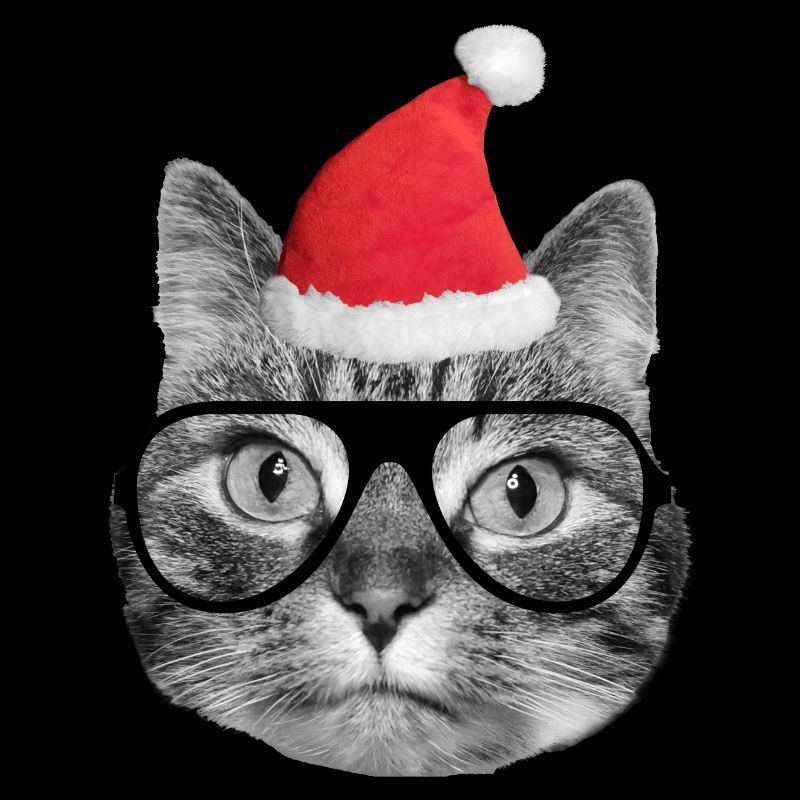 Mignon chat de Noël