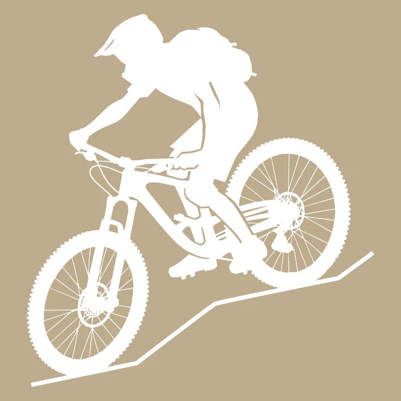 Dynamic mountain biker