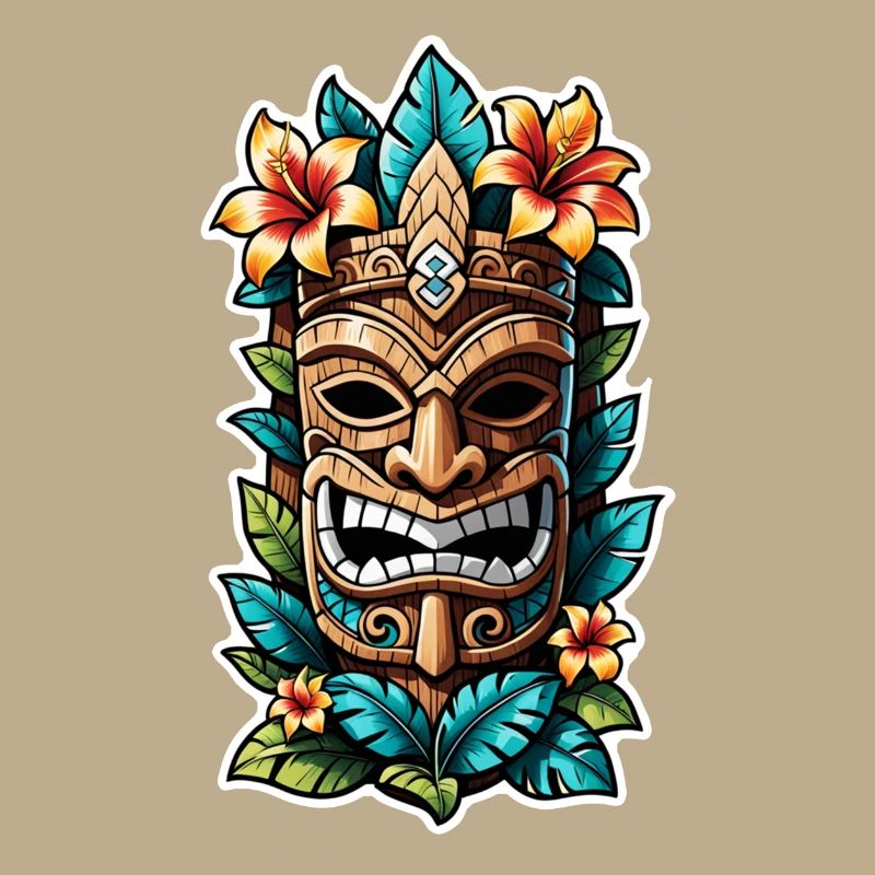 Tiki Beach - Polynesia Statue