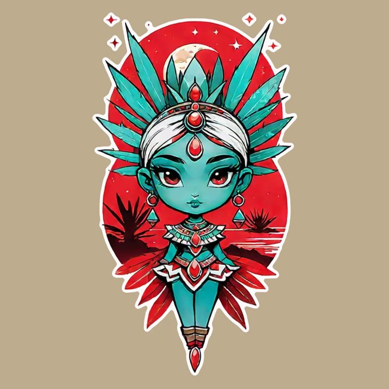 princesse indienne - aztek