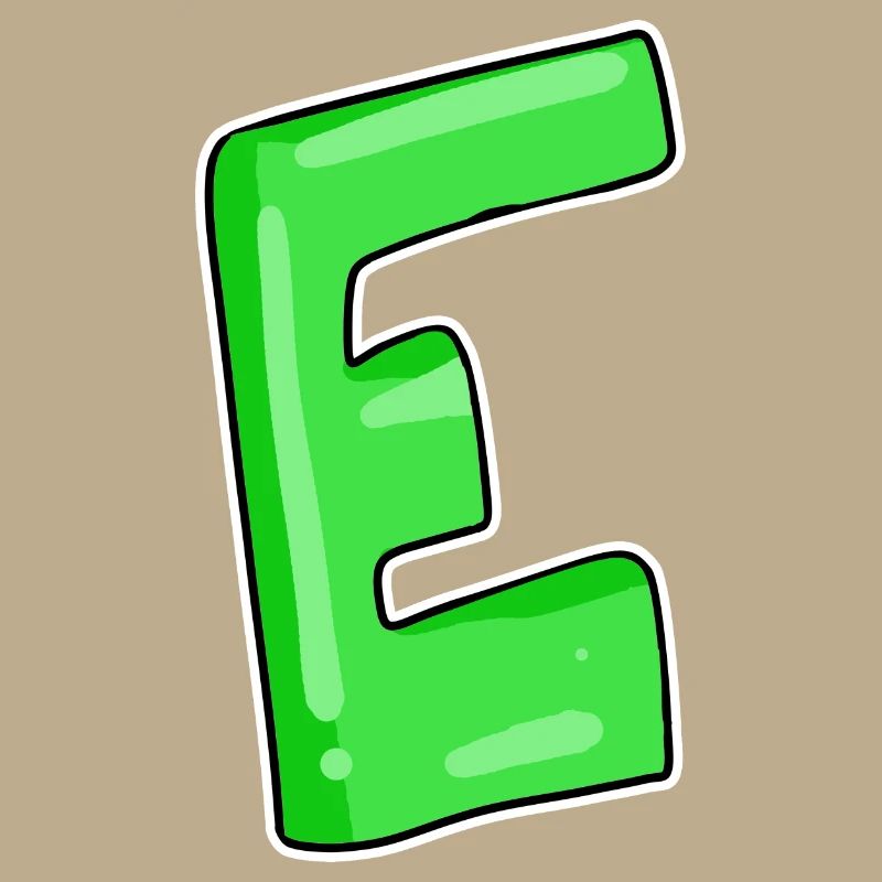 Buchstabe E Anfangsbuchstabe