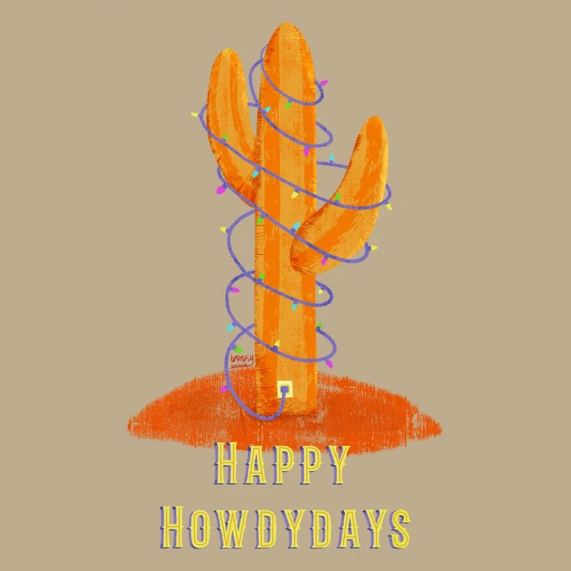 Joyeuses Fêtes Cactus
