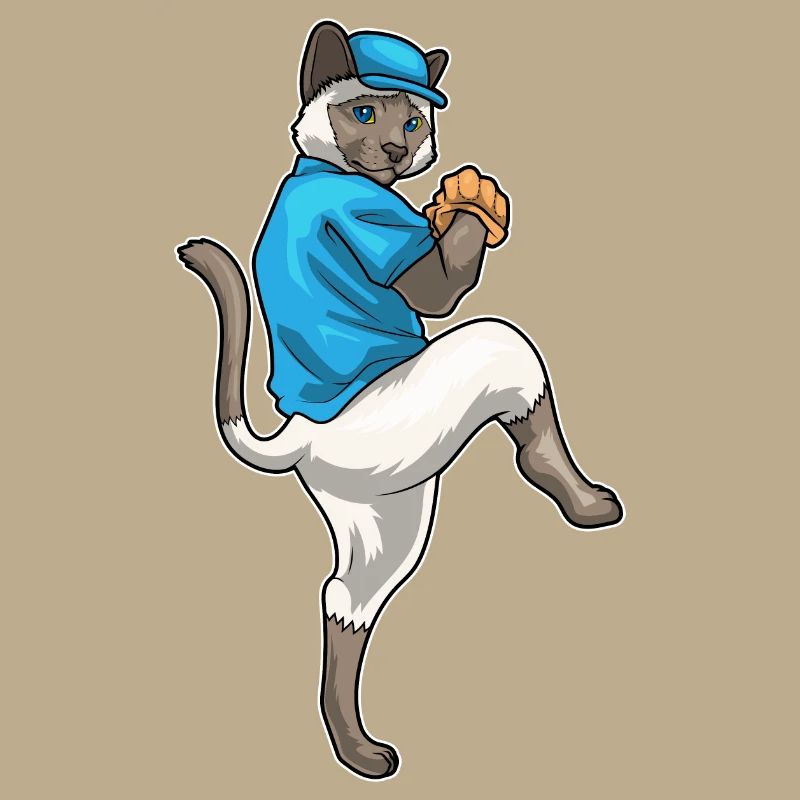 Gant de baseball Siamese Cat