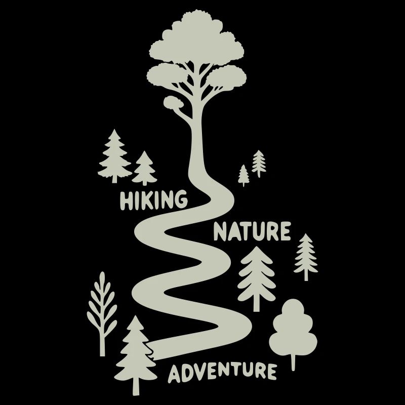 Wanderpfad mit Bäumen