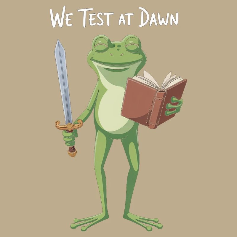 Dawn Quest Frog with Book