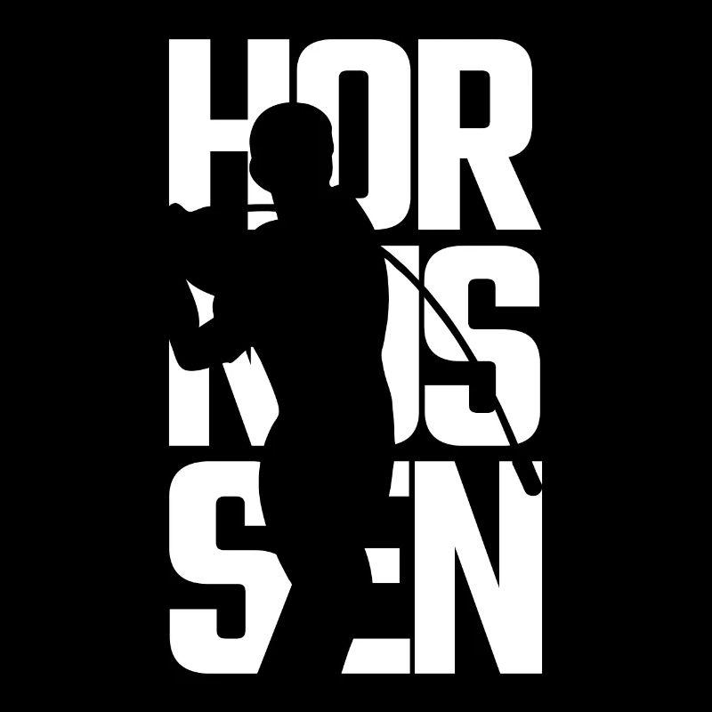 Hornussen Schrift mit Vektor