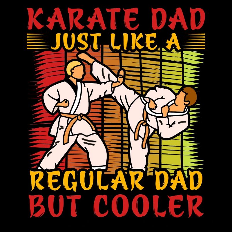 Papa karaté comme un papa ordinaire, mais plus cool