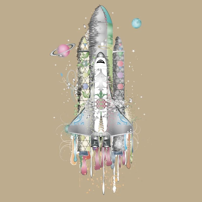 Imaginative Space Shuttle - Artfully Designed