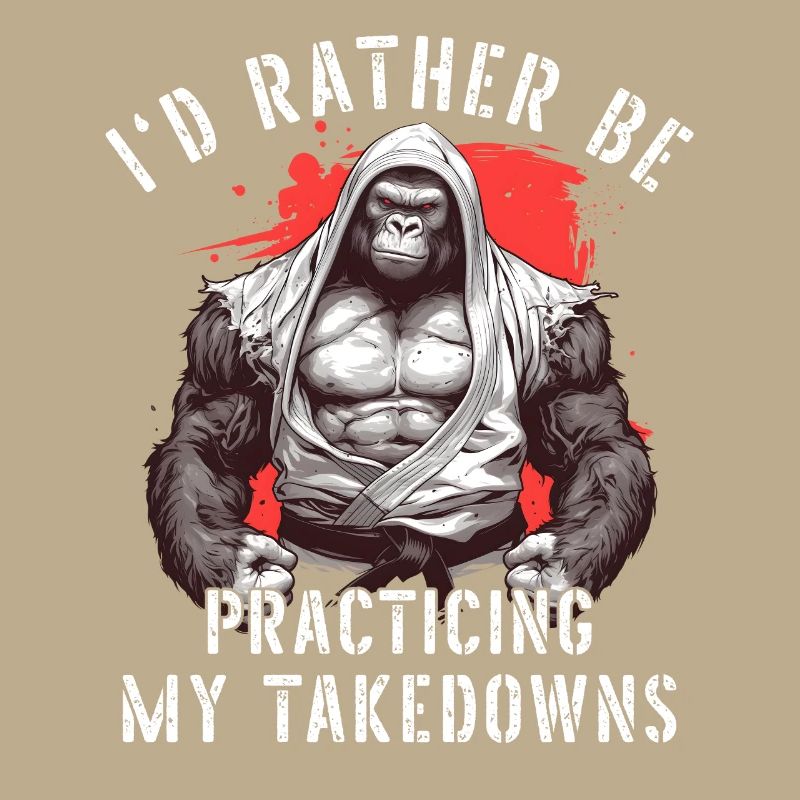 I'd Rather Be Practicing Takedowns Jiu Jitsu BJJ