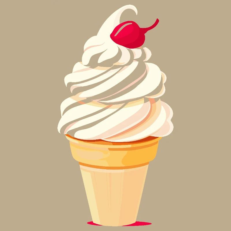 Eiscreme Tüte Grafik