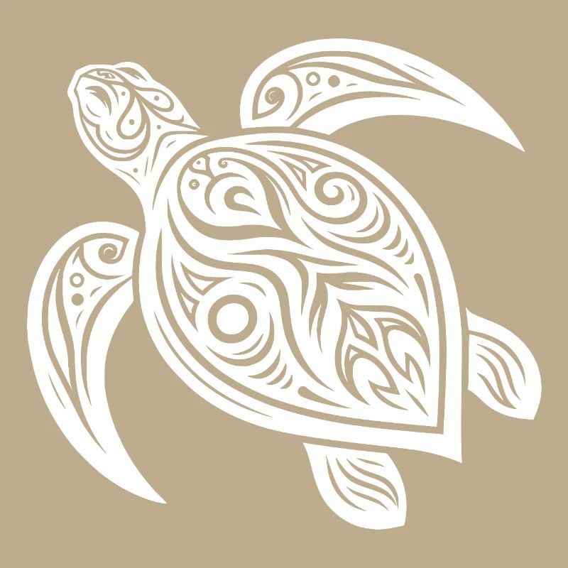 Turtle Spell Mystical Tribal Turtle