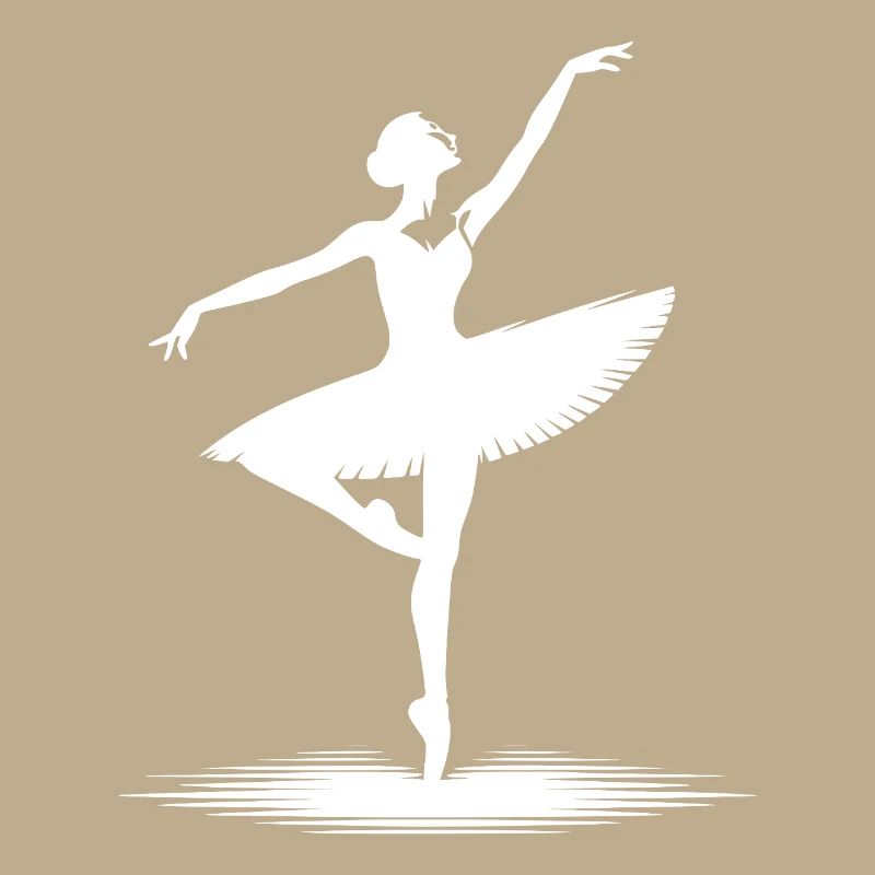 Aesthetic dance design with classical pose