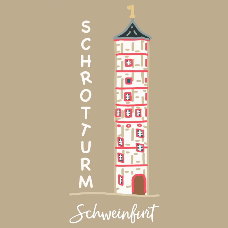 Schweinfurt, iconic Schrotturm, Bavaria