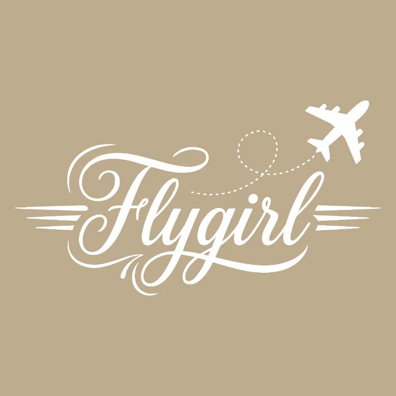 Flygirl Script with Airplane Flourish
