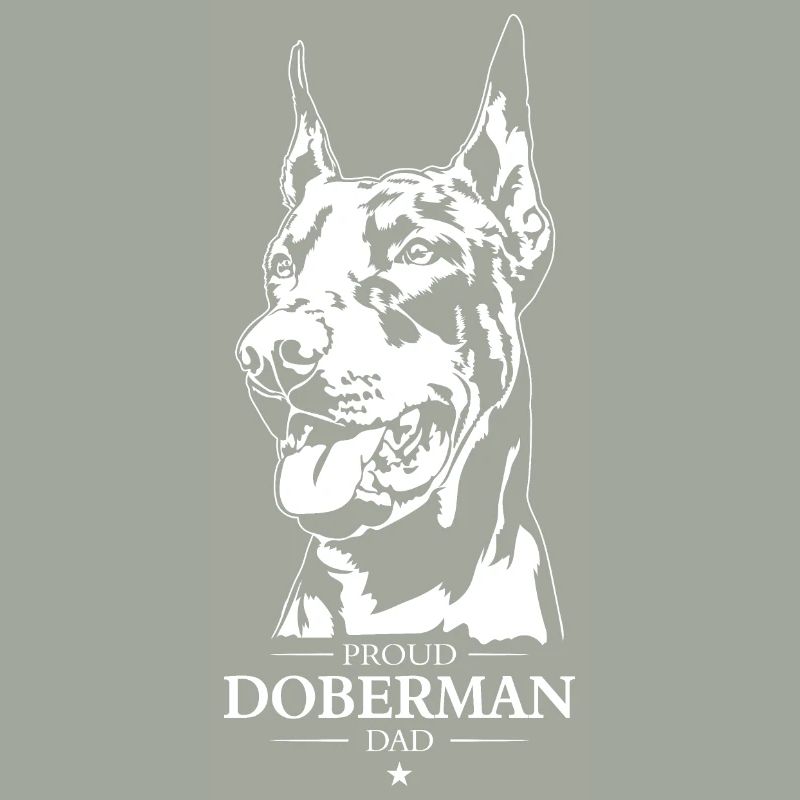 Doberman Dad Hunde Hund Dobermann Wilsigns