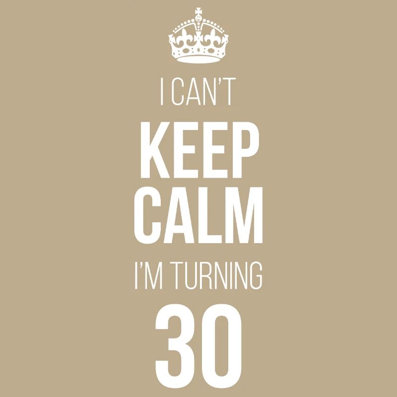 Ich kann mich nicht beruhigen. Ich werde 30.