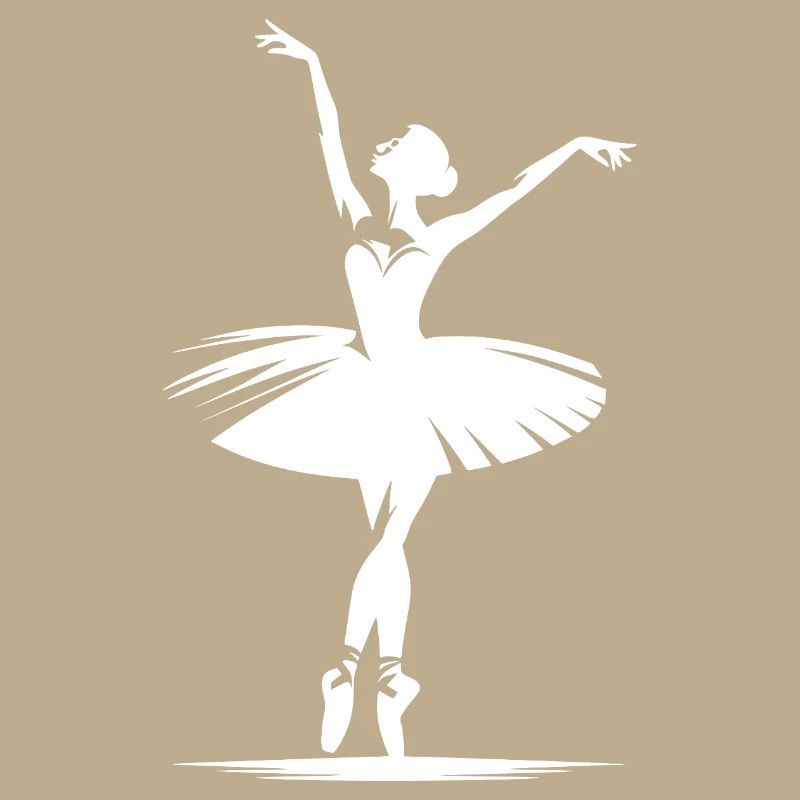 Danseuse avec élégance et pose de danse classique