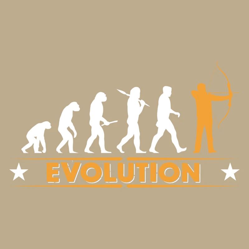 Bogenschiessen Evolution - orange/weiss