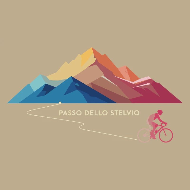 Montée cycliste du col du Stelvio