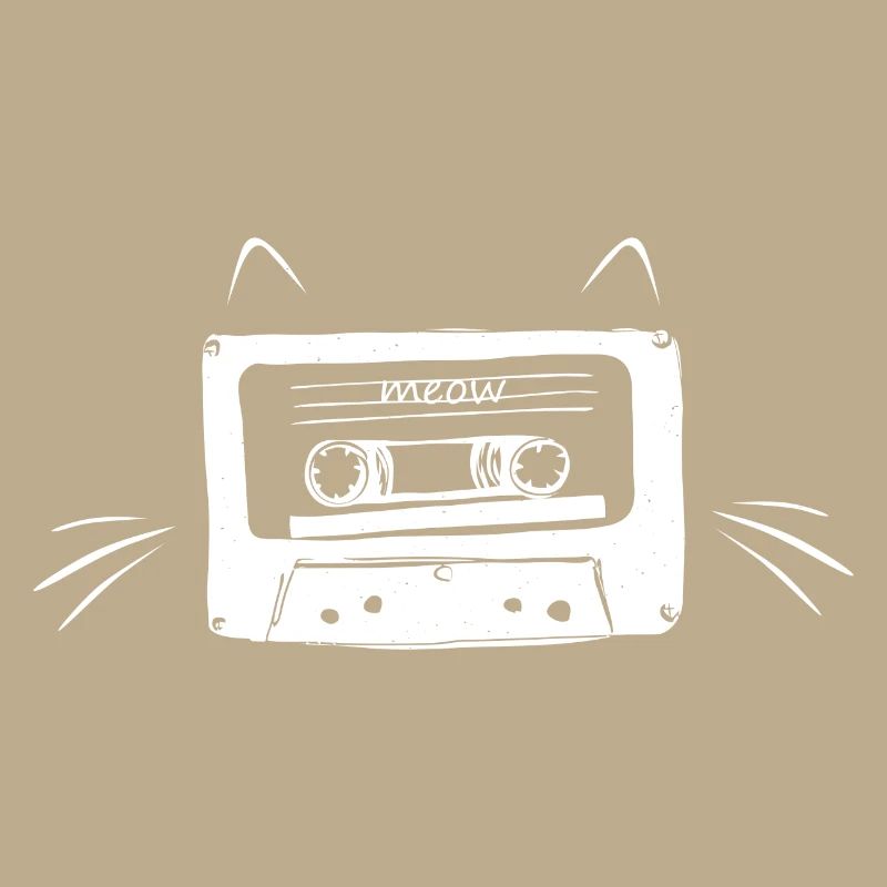 Cassette Cat Graphique