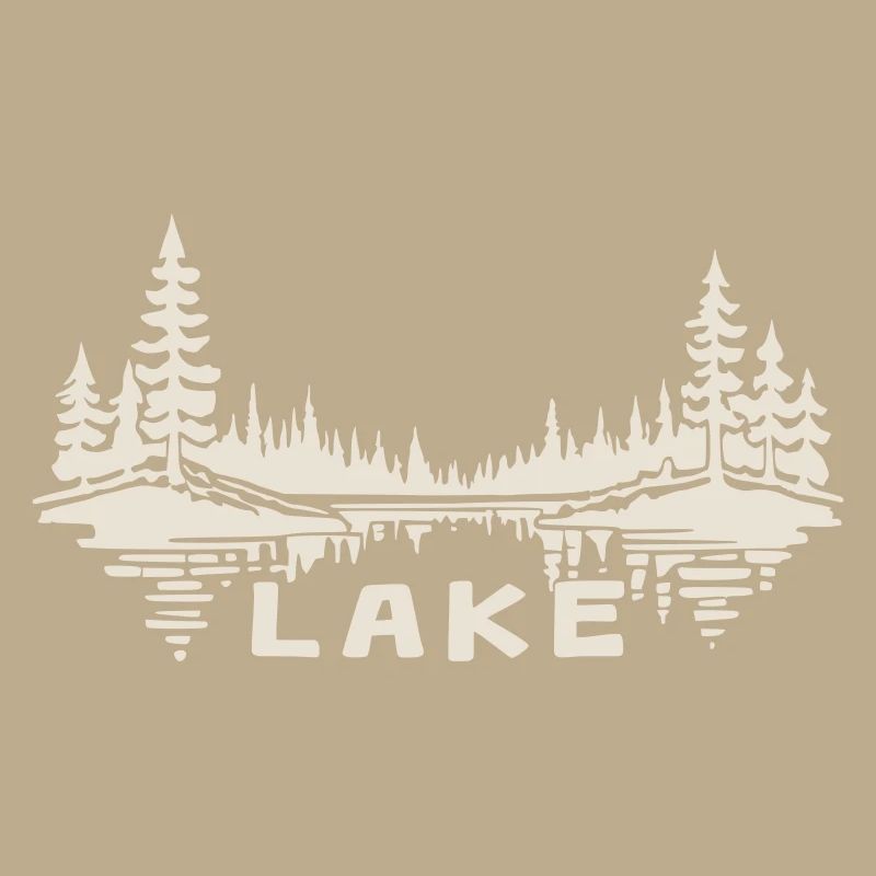 Reflet du lac [Blanc]