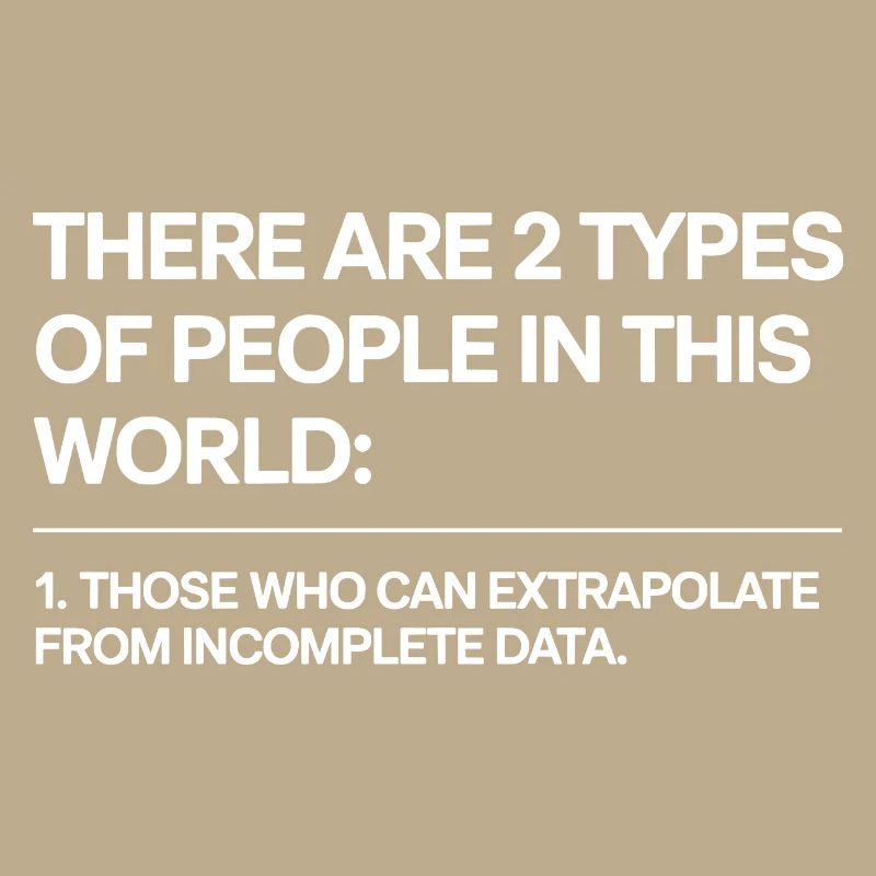 Statistics Analysis Data Science Extrapolation