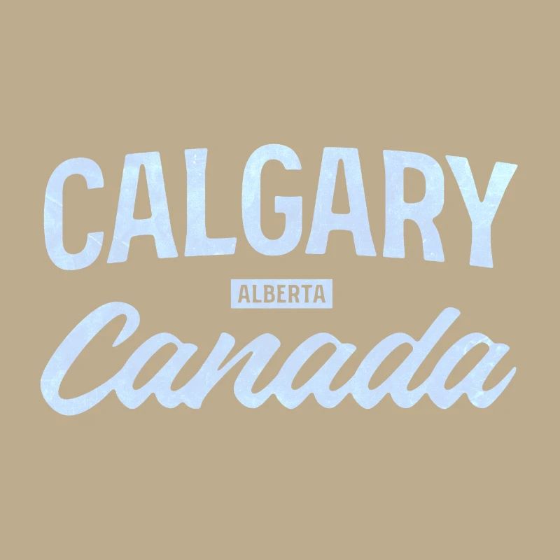  Calgary Alberta Canada – Retro Städte Design