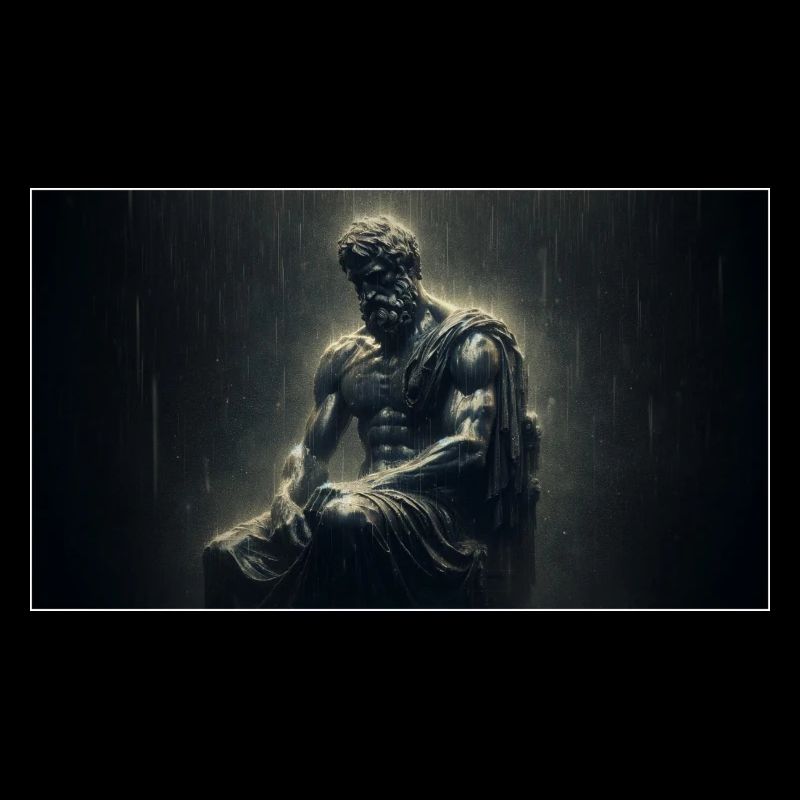 Philosophe sous la pluie