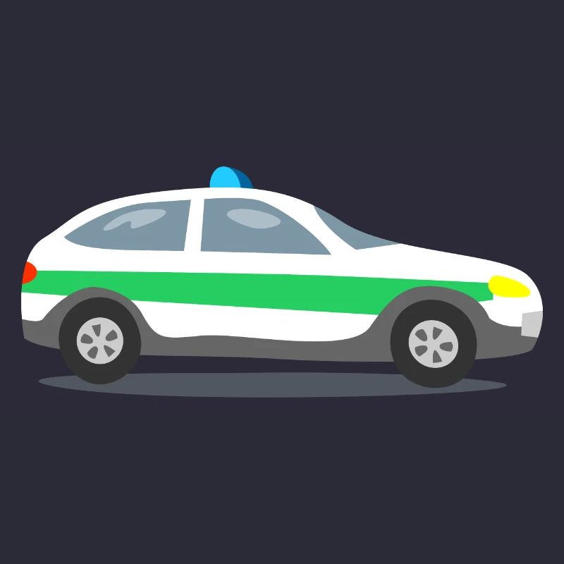 Polizeiauto mit Blaulicht