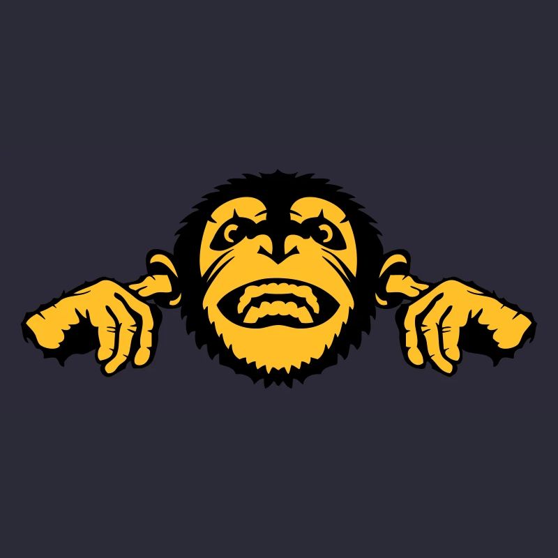 Schimpanse Affe Affe Finger Ohr