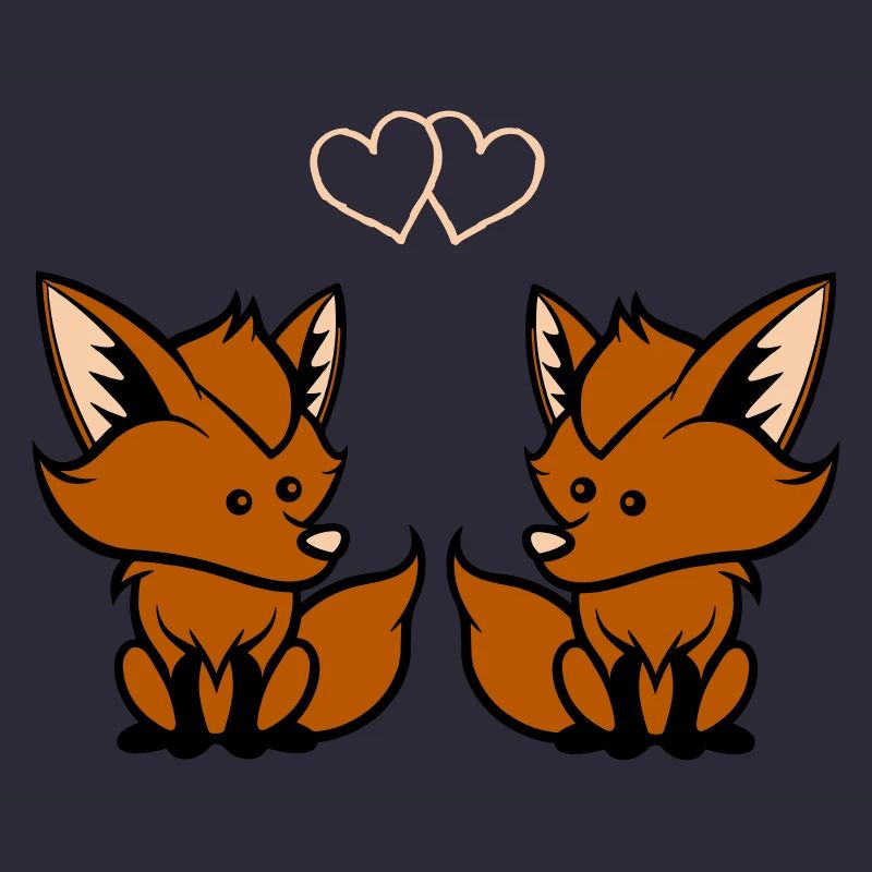 Foxes in love