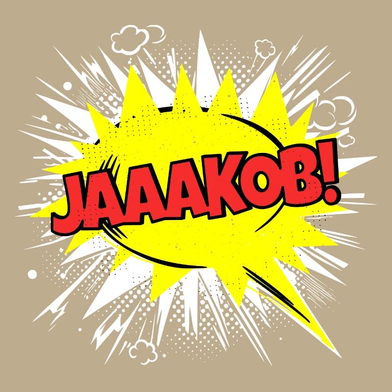 Jacob's Name Funny Speech Bubble Jaaakob!