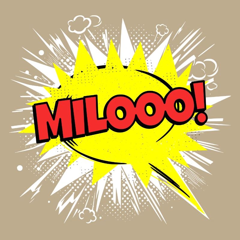 Milo Name Funny Speech Bubble Milooo!
