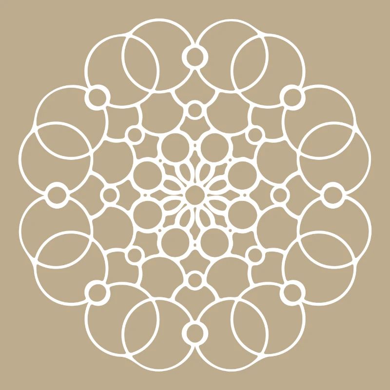 Geometric Mandala Round Pattern Circles Shape