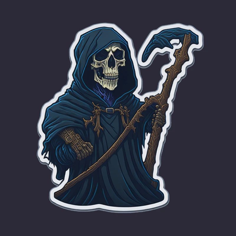 Grim Reaper Skull Halloween