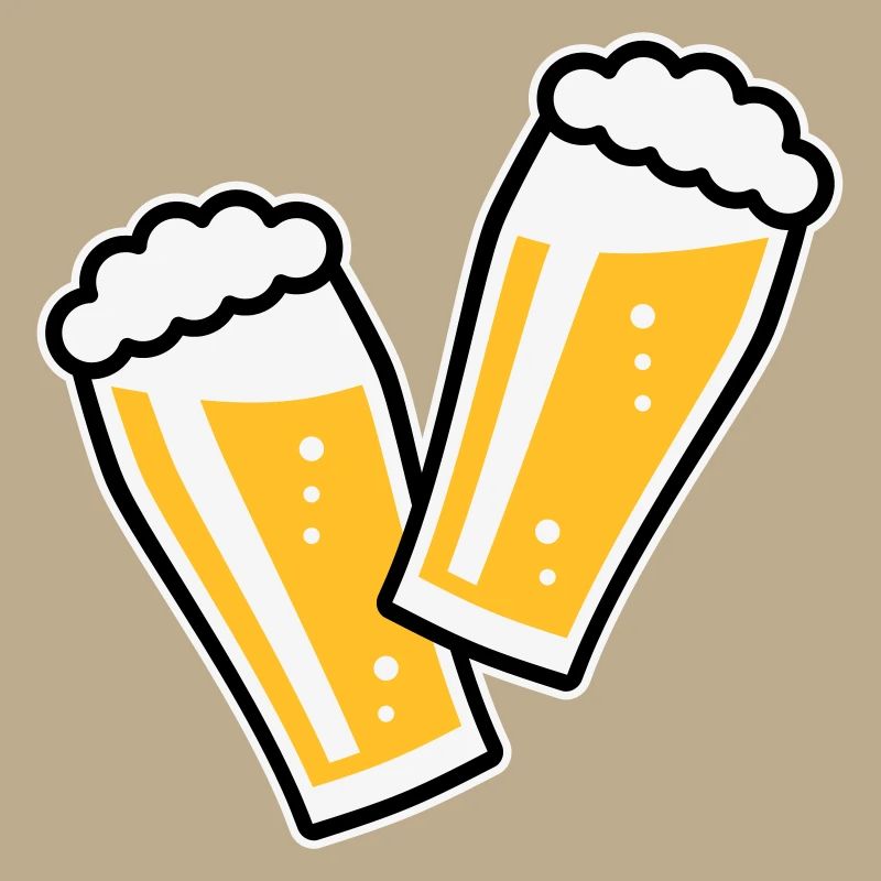 2 Biergläser Stoßen An (Bier / Willibecher / 3C)
