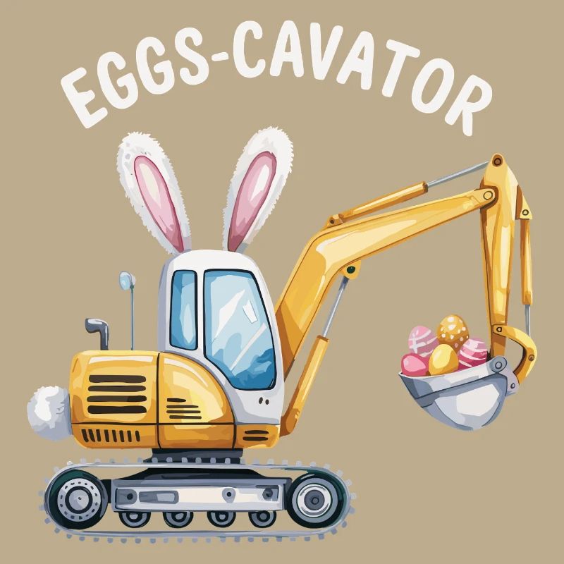 Eggs-cavator Oster-Bagger mit Hasenohren