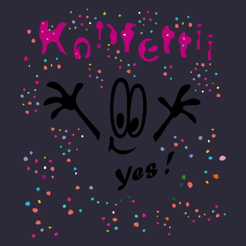 Konfetti Karneval Comic