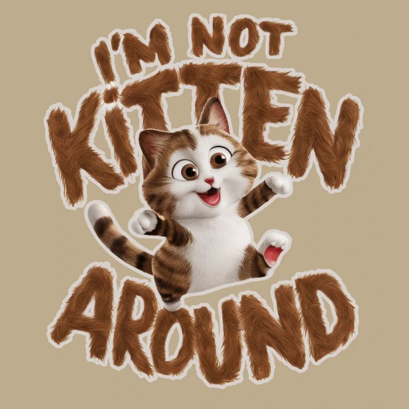 Chat - Je ne suis pas chaton around_2